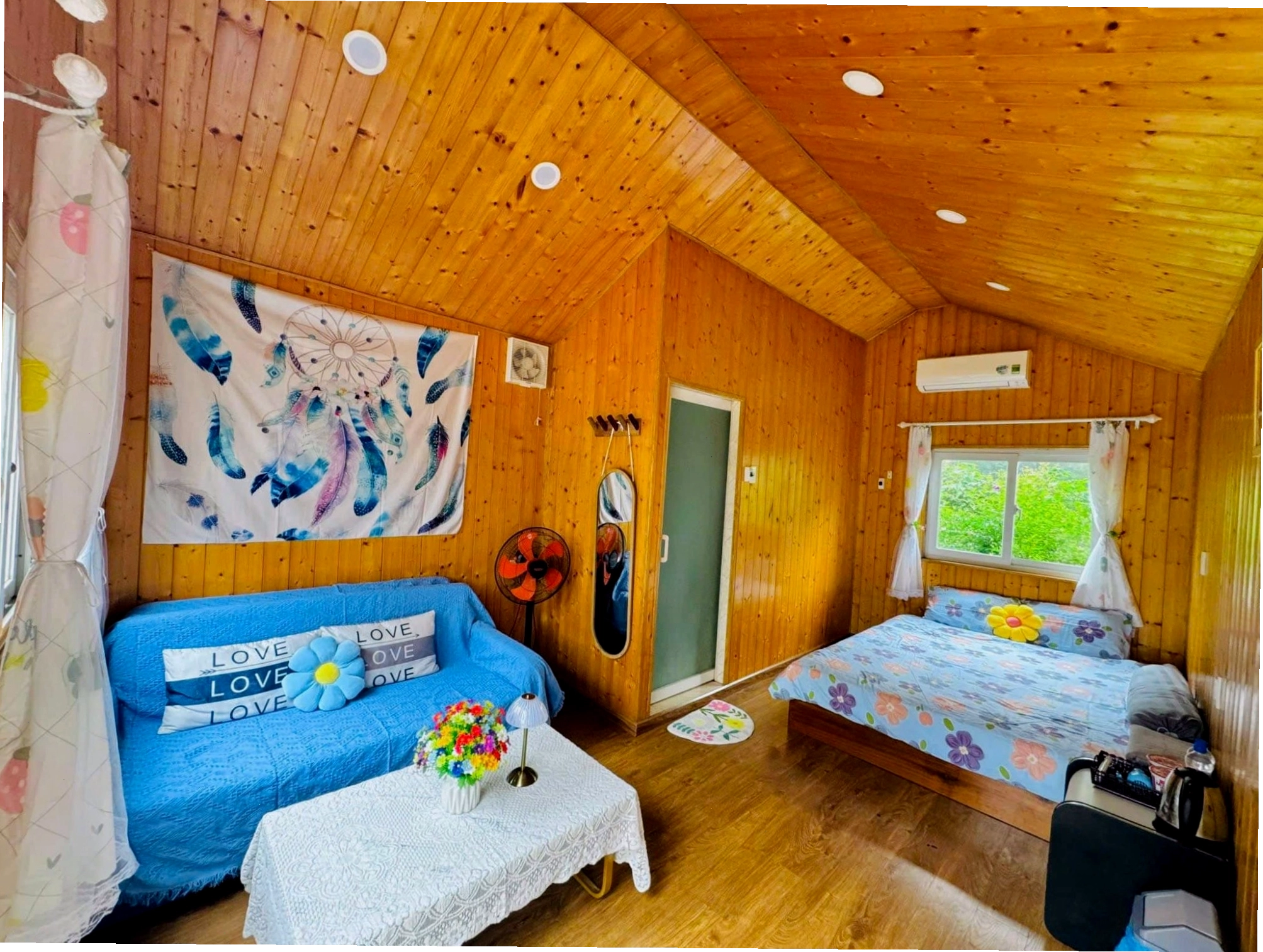 Tận hưởng không gian xanh mát tại Henisi Homestay
