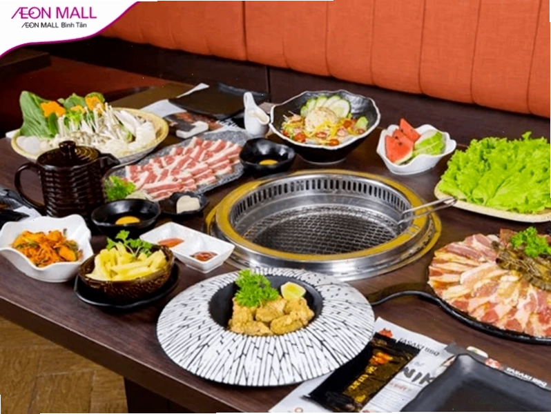 Tasaki BBQ - Nguyên liệu nhập khẩu cao cấp tại AEON MALL Bình Tân