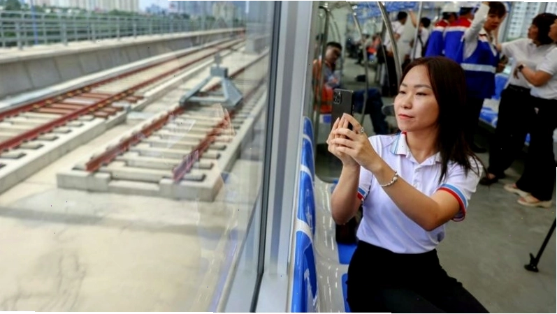 Tàu Metro an toàn, tiện nghi trên tàu metro Bến Thành Suối Tiên