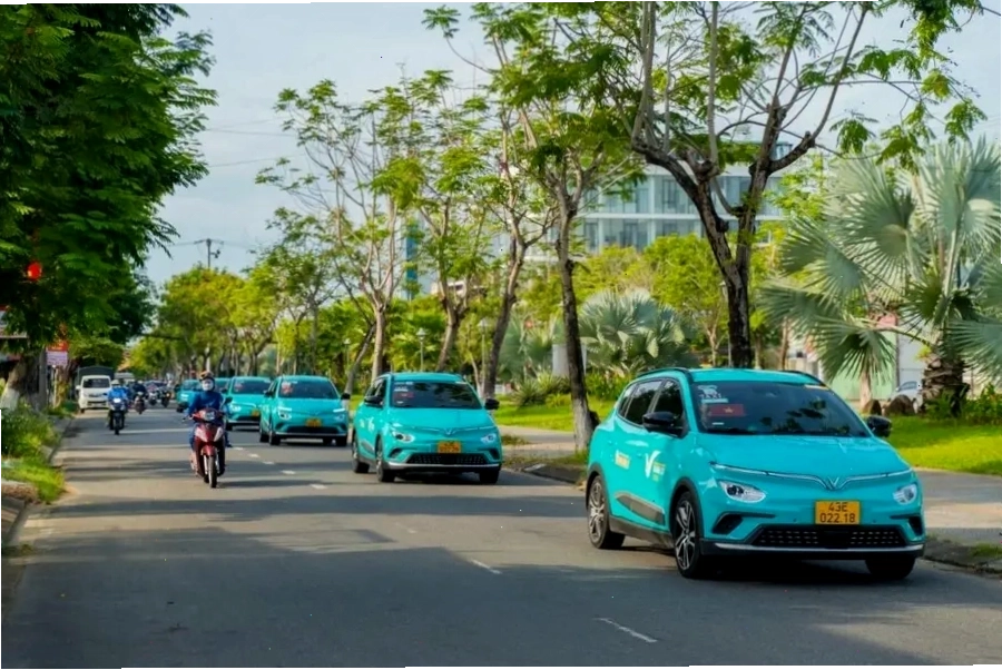 Taxi Xanh SM tại Núi Thành