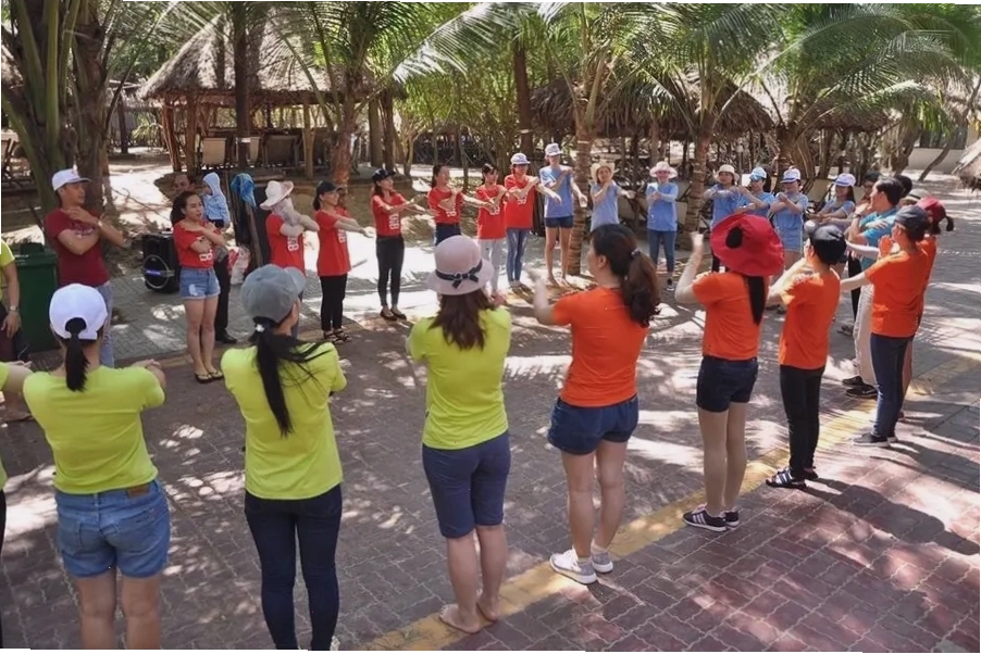Team building tại Long Cung Resort