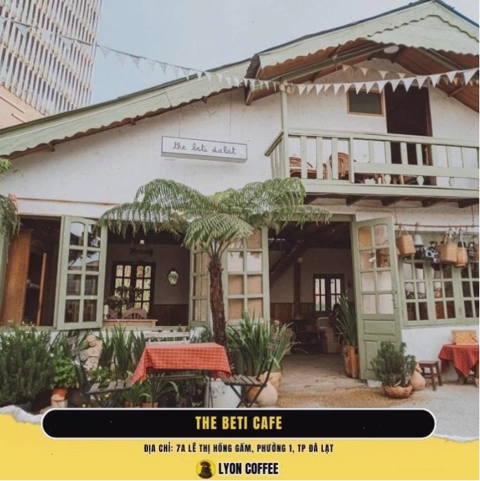 The Beti Cafe với thiết kế mộc mạc, ấm cúng