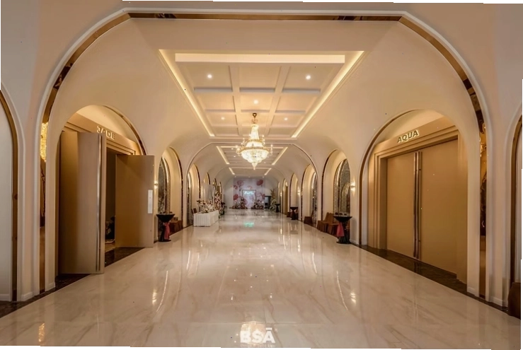 Thi công nội thất nhà hàng Claris Palace sang trọng