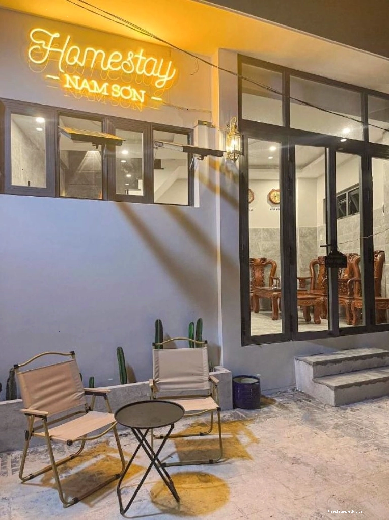 Thiết kế hai tầng của Homestay Nam Sơn Phước Hải