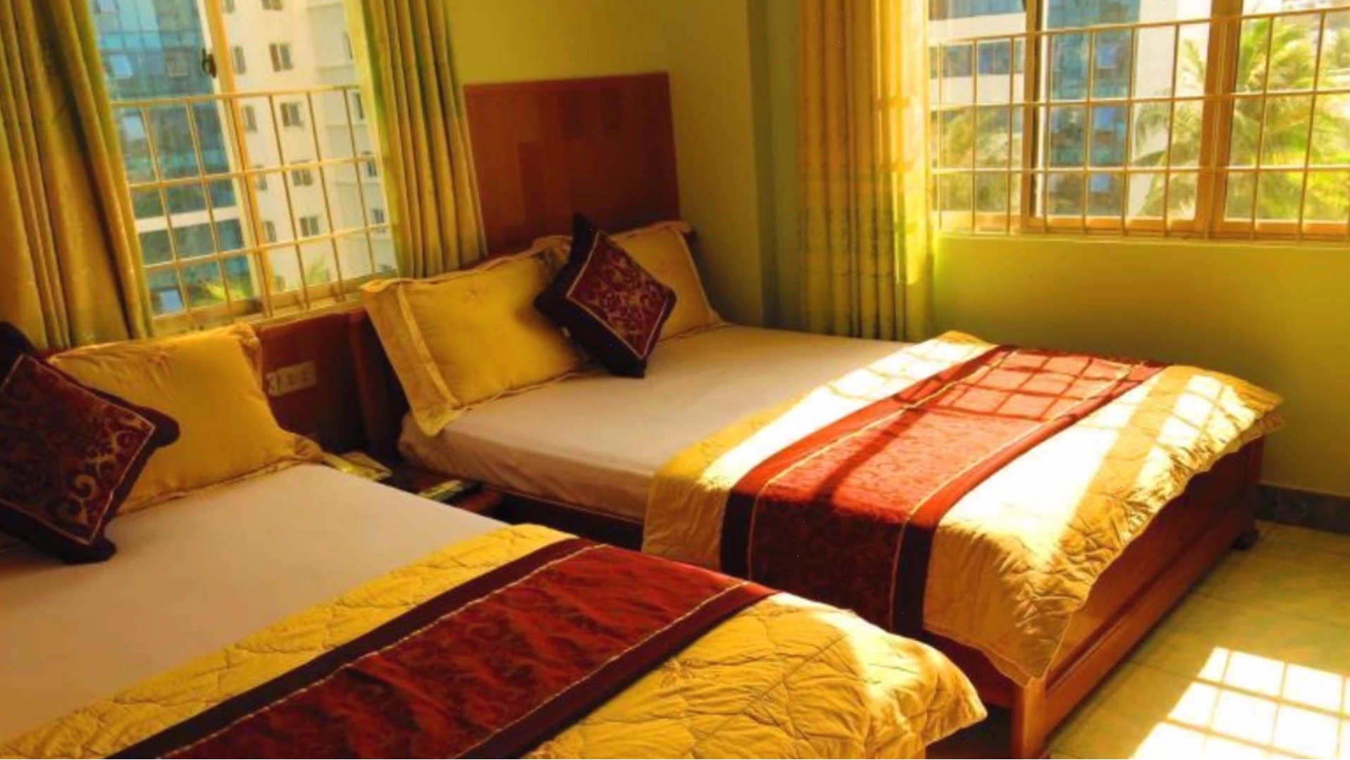 Thiết kế hiện đại với tông màu nhẹ nhàng tại Nhà nghỉ Quang Vinh