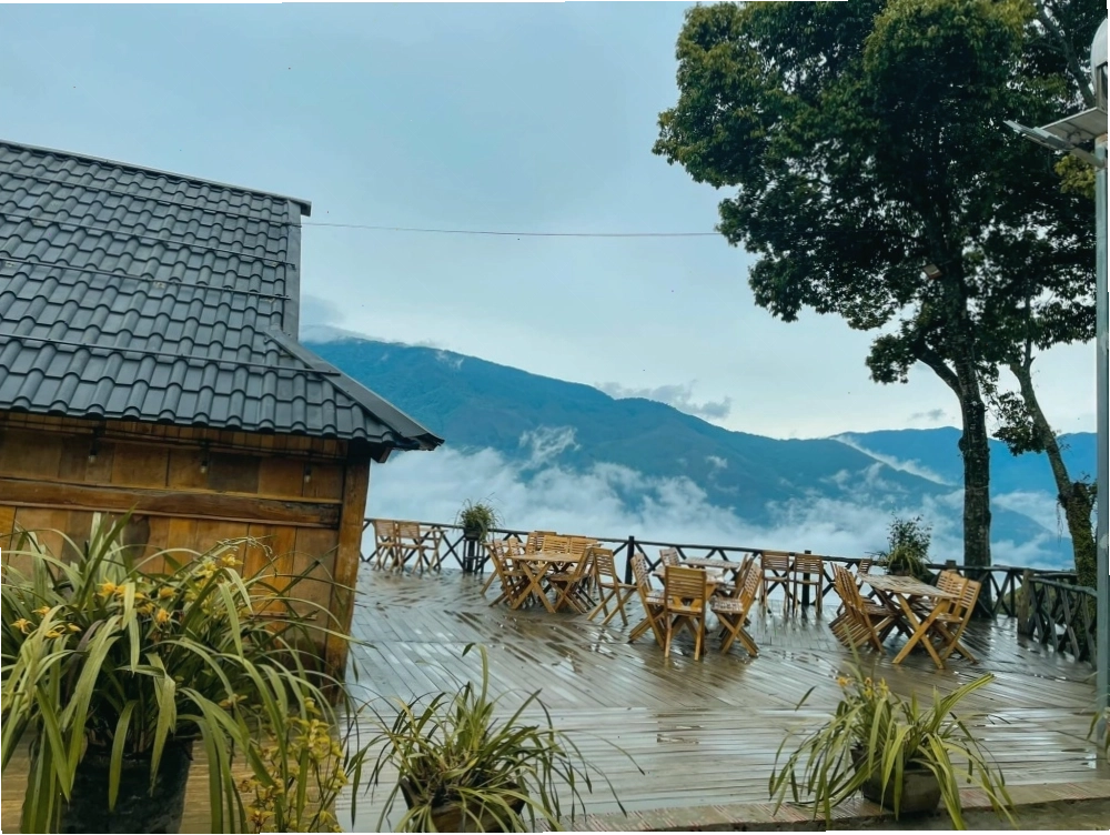 Thiết kế nhà gỗ độc đáo tại Lù Homestay Tà Xùa