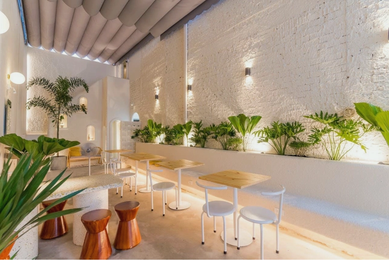 Thiết kế nội thất ấn tượng tại một quán cafe quận 10