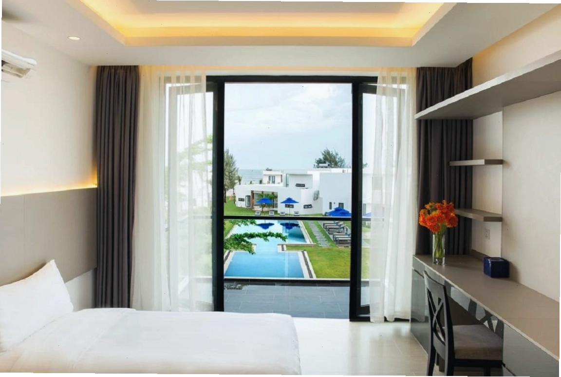 Thiết kế phòng ngủ Deluxe Villa tại Saint Simeon Resort & Spa
