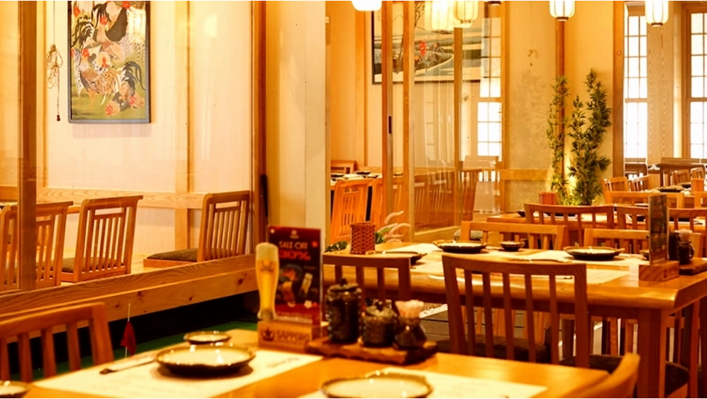 Thiết kế thanh lịch và tinh tế tại Saiko Sushi