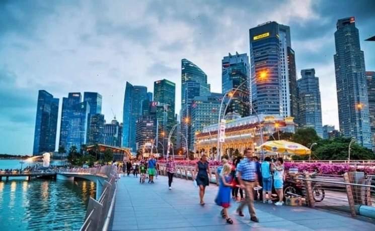 Thời điểm lý tưởng để tham quan Merlion Park là sáng sớm hoặc chiều tối