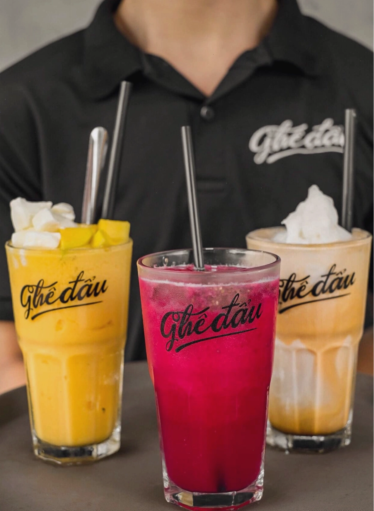 Thực đơn đa dạng tại Quán Cafe Ghế Đẩu