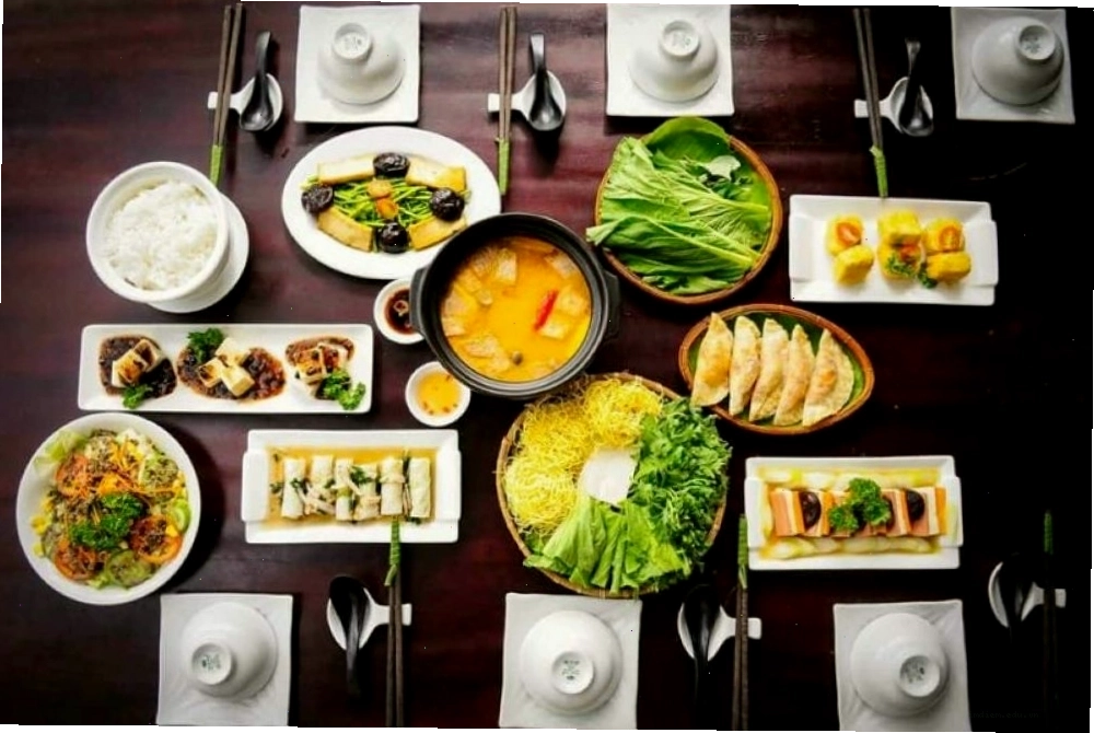 Thực đơn hấp dẫn tại Cơm chay Lục Diệp