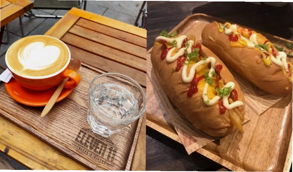 Thực đơn kết hợp bánh mì kẹp và cà phê hấp dẫn