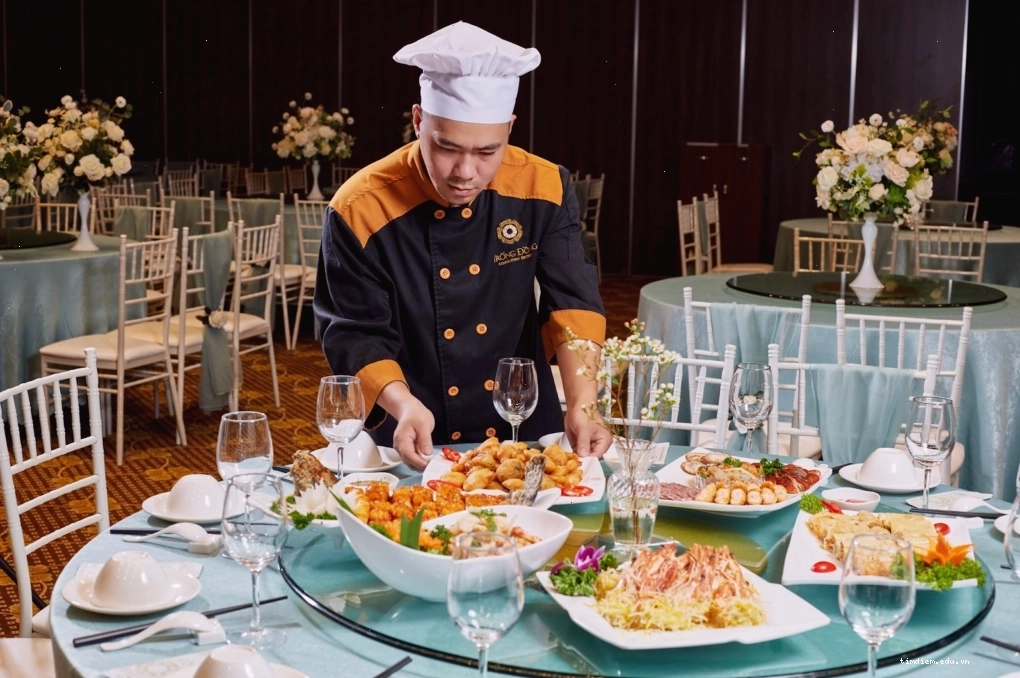 Thực đơn tiệc cưới tại Trống Đồng Palace được chế biến bởi đầu bếp giàu kinh nghiệm