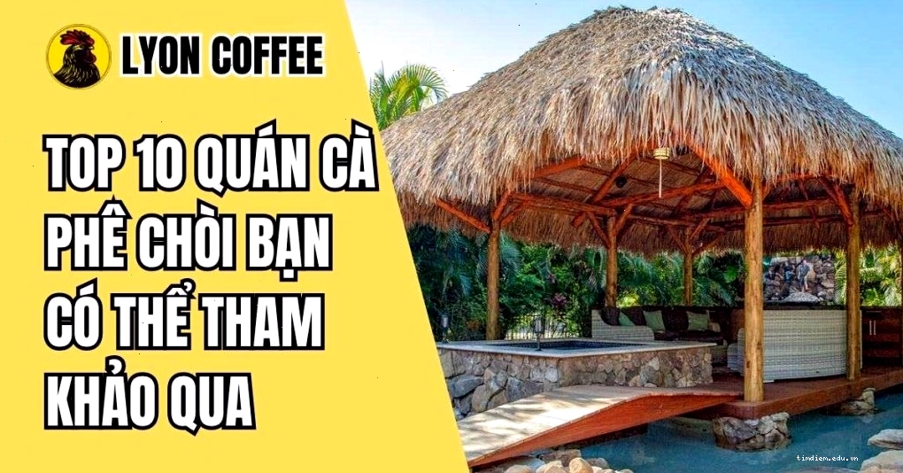 Thưởng thức cà phê trong không gian chòi độc đáo