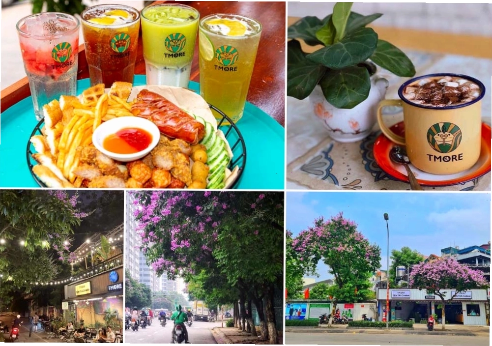 Thưởng thức đồ uống và món ăn vặt hấp dẫn tại Tmore