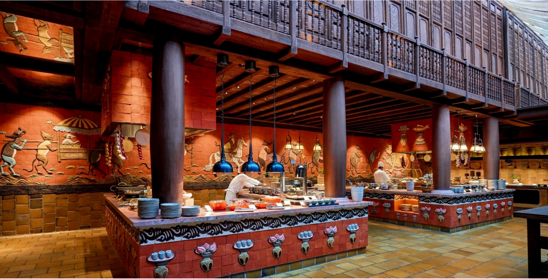 Tiệc buffet đa dạng tại Nhà hàng Thọ Quang