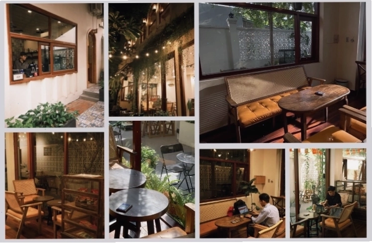 Tiệm Cà Phê Không ? mang phong cách mộc mạc