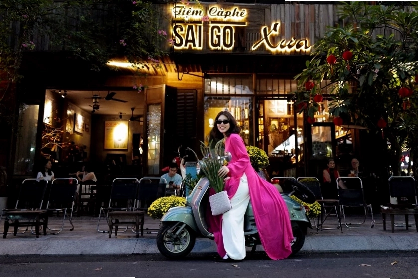 Tiệm Cafe Sài Gòn Xưa với phong cách báo chí hoài cổ
