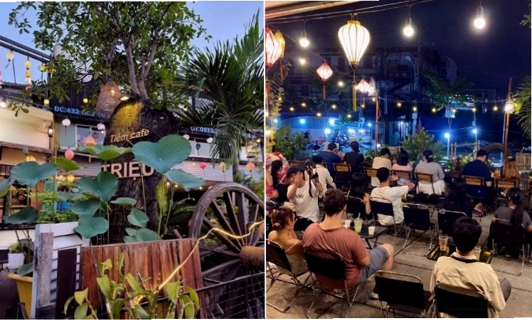 Tiệm Cafe Triệu - Quán cafe sân vườn Bình Thạnh ấm cúng