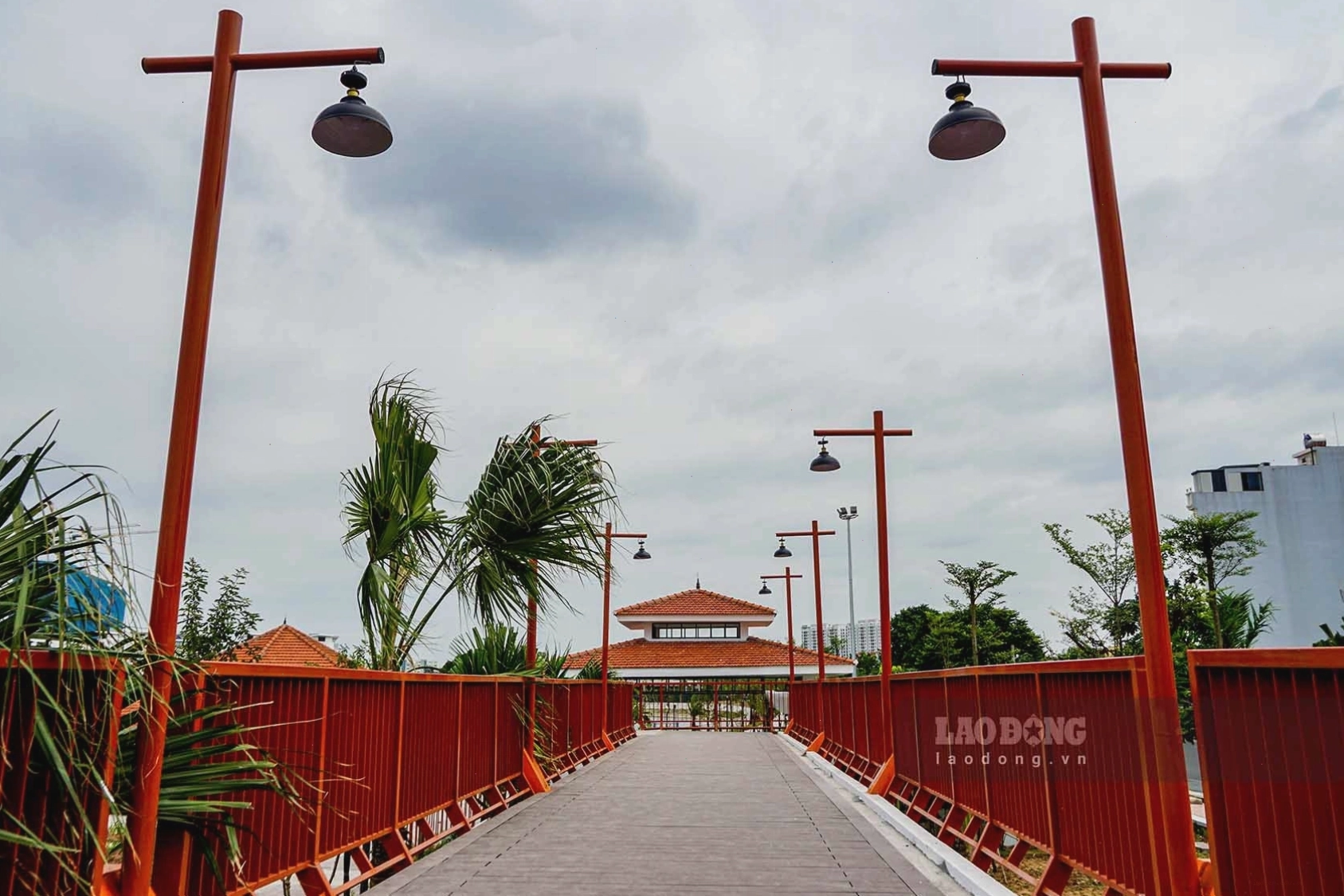 Tiến độ thi công nhanh chóng tại Công viên Ngọc Thụy