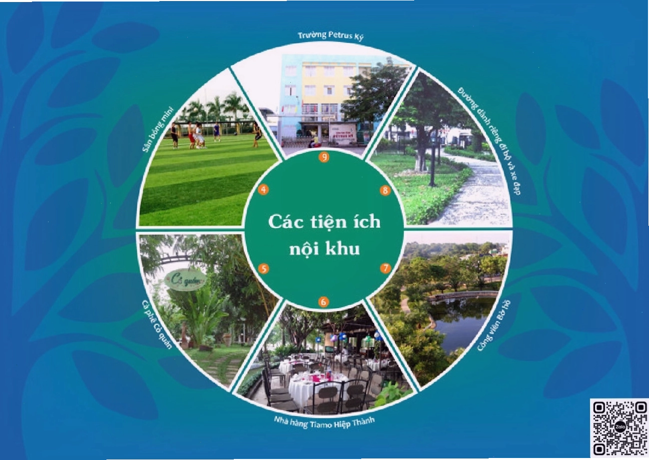 Tiện ích nội khu dự án Khu Dân Cư Hiệp Thành III