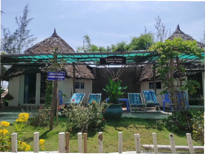 Tiện nghi đầy đủ tại homestay Hồ Tràm
