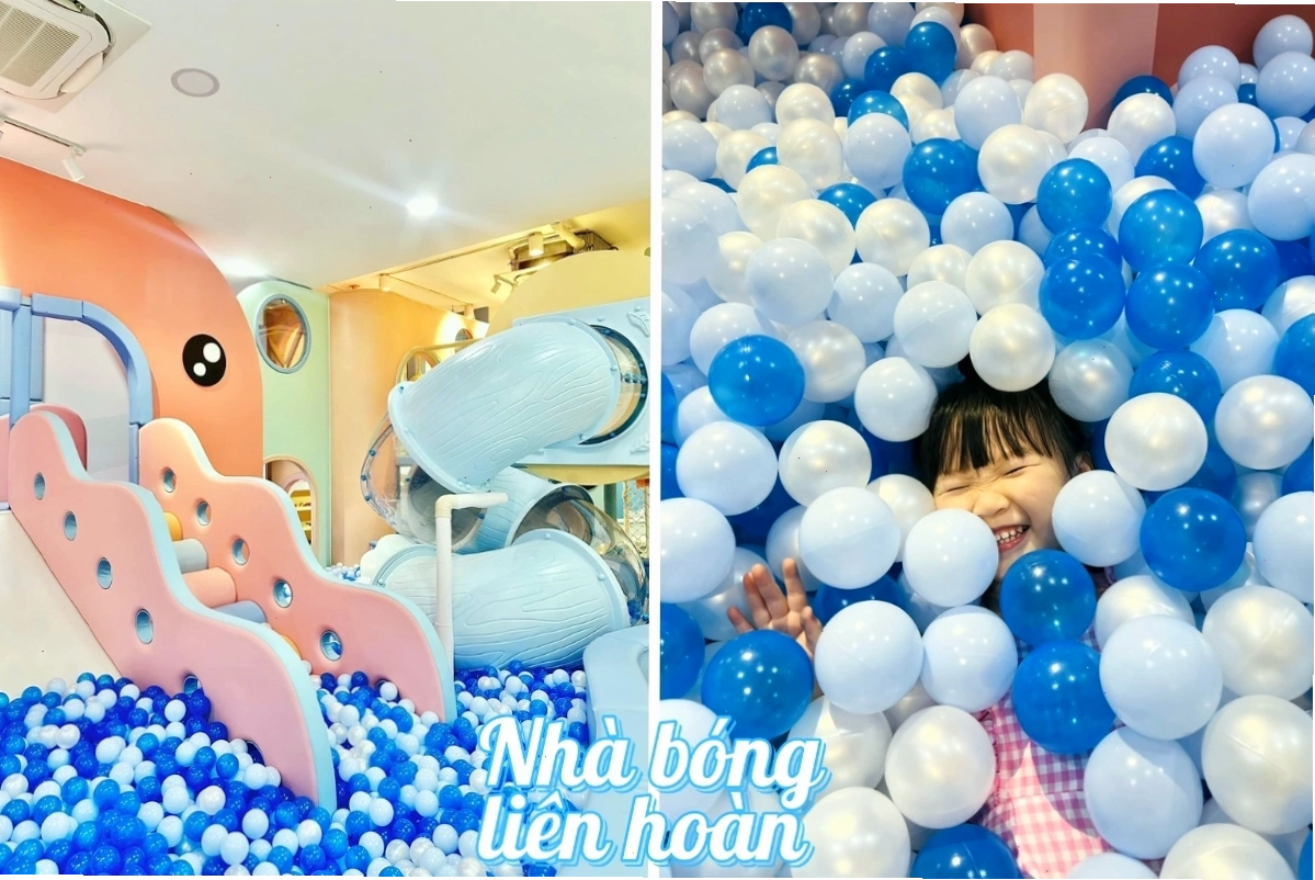 TiGold Kids Cafe với khu vui chơi chủ đề Đại Dương