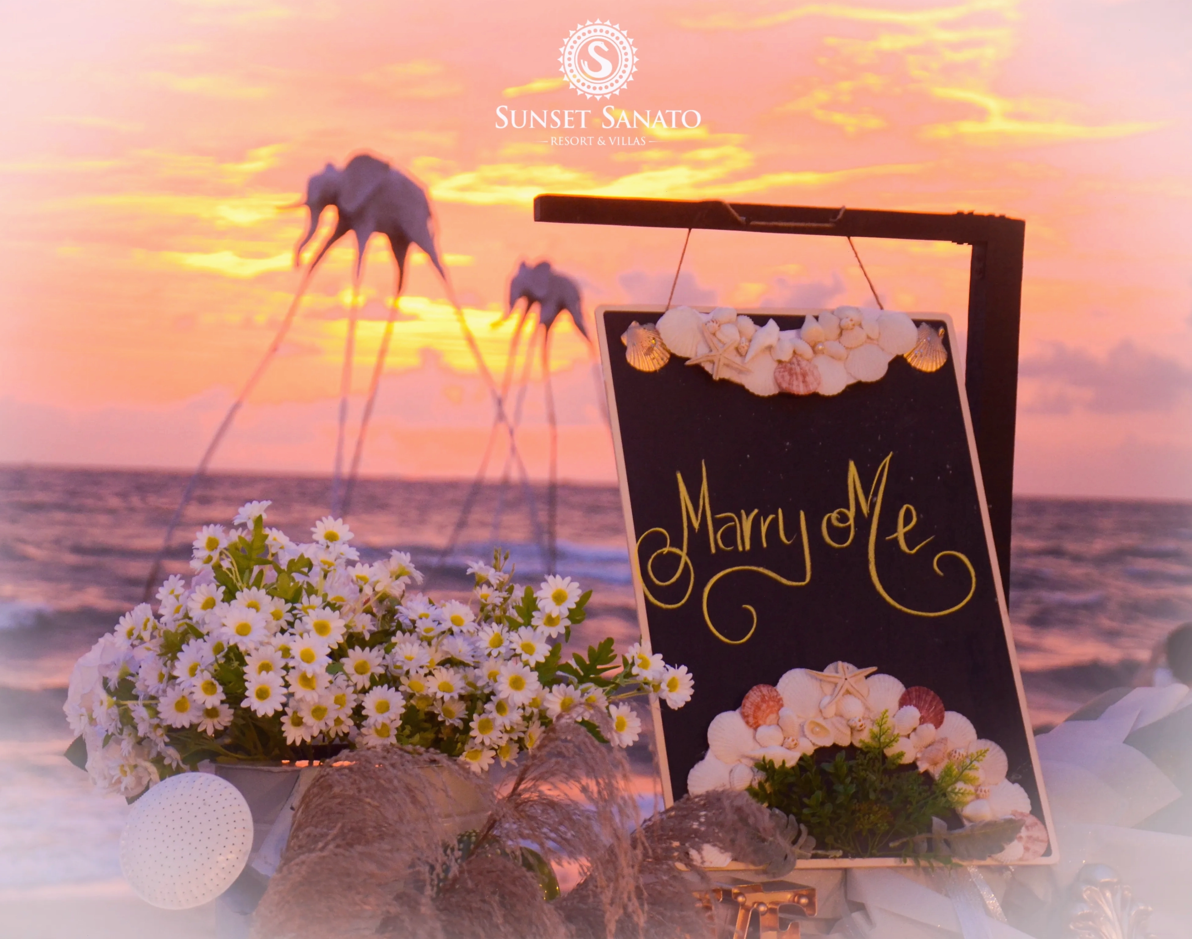 Tổ chức tiệc cưới biển tại Sunset Sanato Phú Quốc