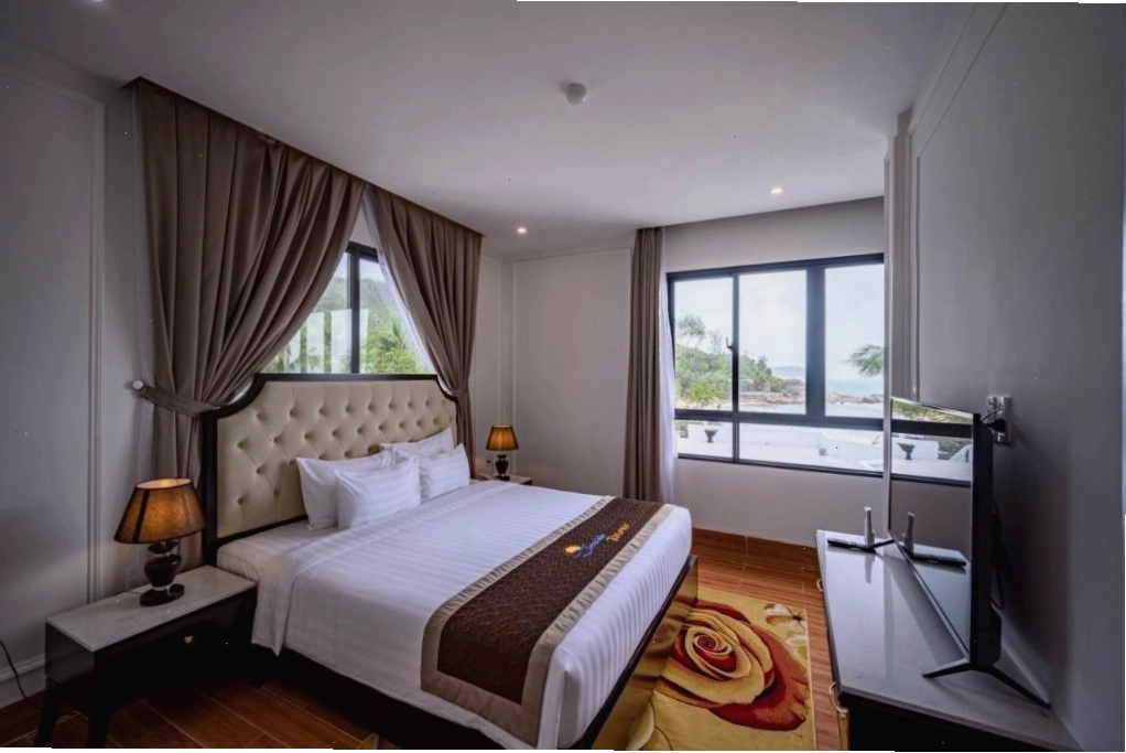 Toàn cảnh bãi biển đẹp tại Seaside Boutique Resort Quy Nhơn