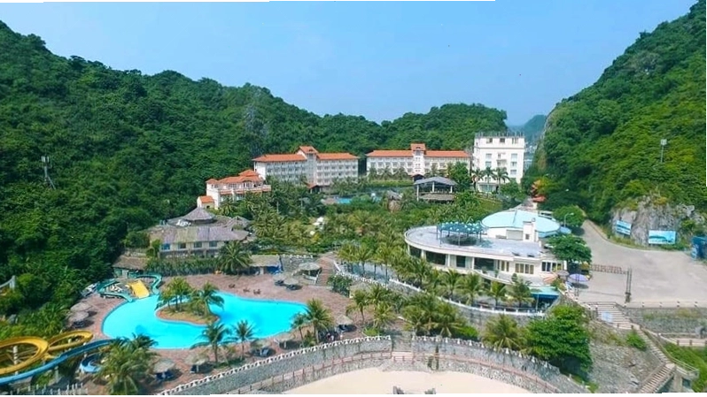 Toàn cảnh Cát Bà Island Resort & Spa nhìn từ trên cao