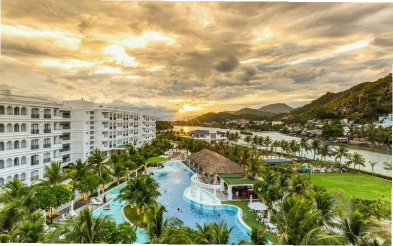 Toàn cảnh Champa Island Resort & Spa Nha Trang nhìn từ trên cao