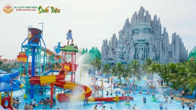 Toàn cảnh khu du lịch Văn hóa Suối Tiên rộng lớn