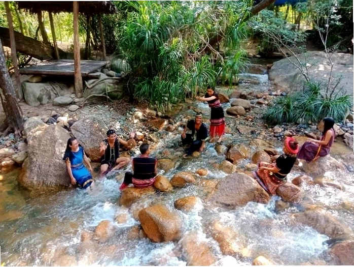 Toàn cảnh khu vực Suối Lách nhìn từ trên cao