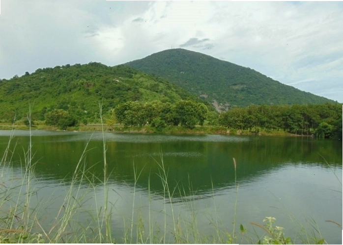 Toàn cảnh Núi Heo nhìn từ xa