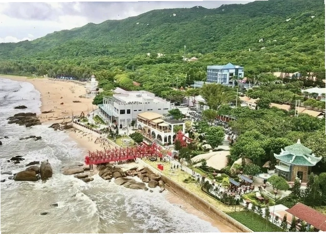 Toàn cảnh Resort Trân Châu nhìn từ trên cao