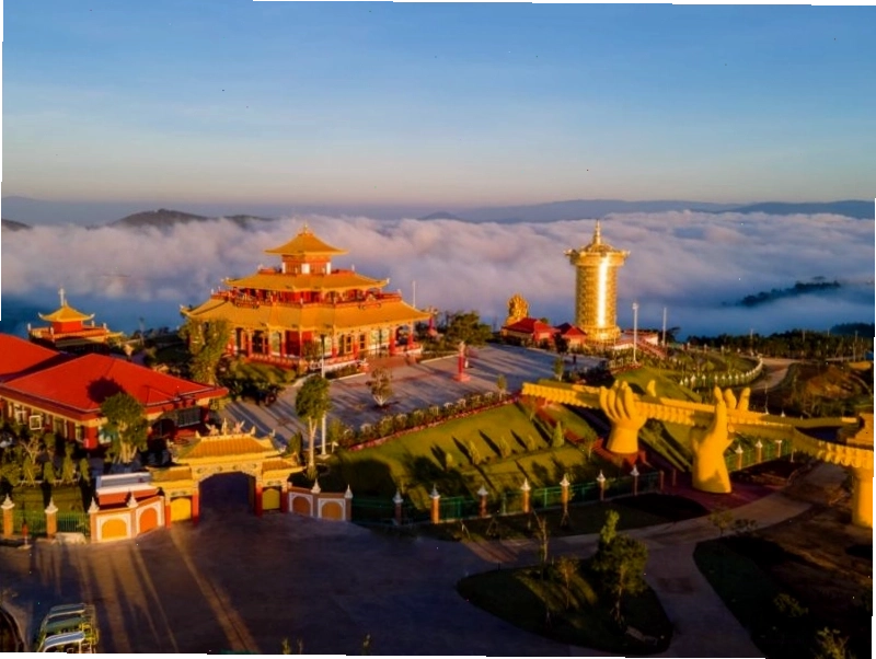 Toàn cảnh Samten Hills Dalat với không gian bao la và hùng vĩ