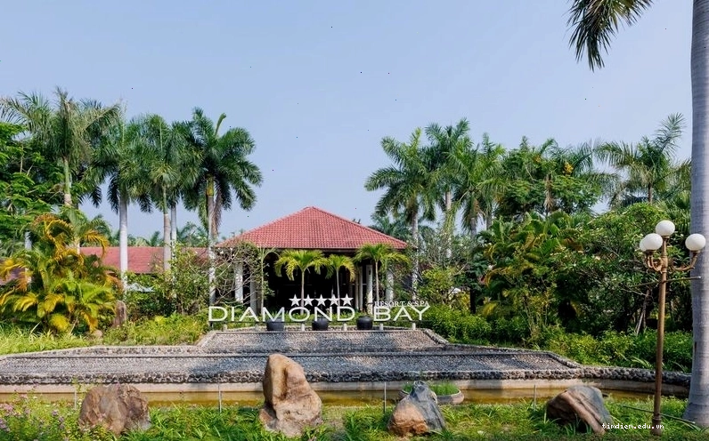 Toàn cảnh sảnh chính Diamond Bay Resort & Spa Nha Trang