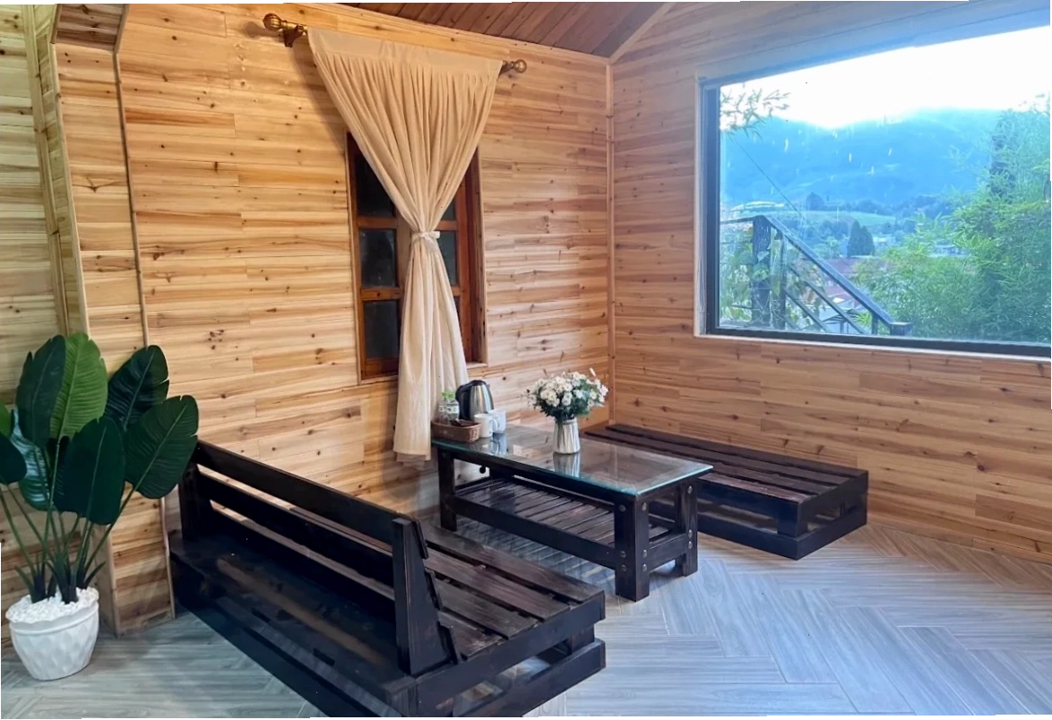 Toàn cảnh Sapa nhìn từ Phòng Cloud Suite Vườn Mây Homestay
