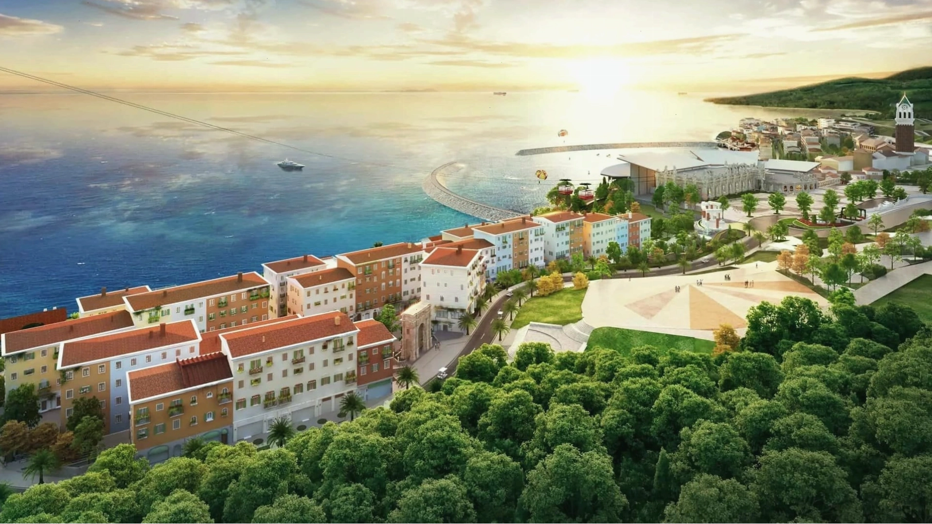 Toàn cảnh Sun Premier Village Primavera nhìn từ trên cao