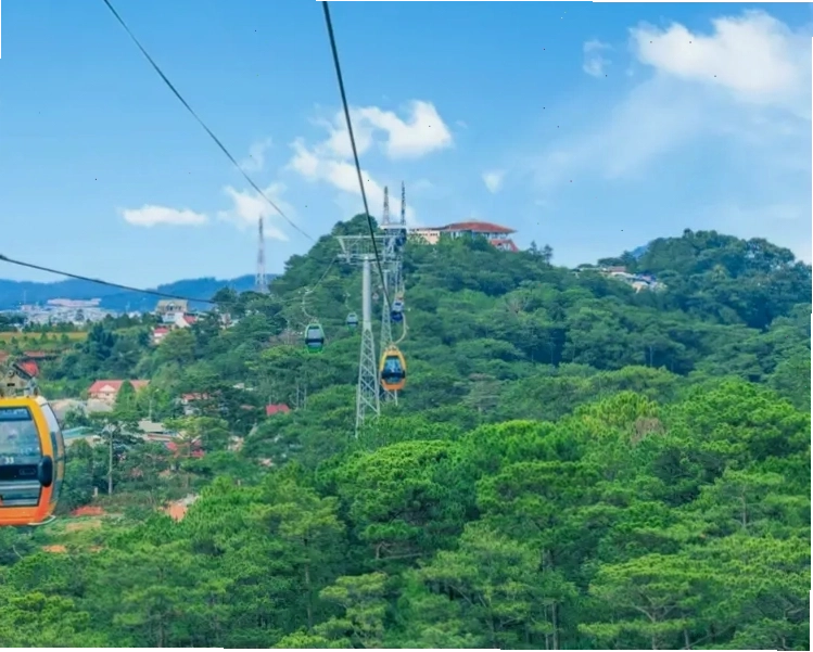 Toàn cảnh thành phố Đà Lạt nhìn từ Đồi Robin