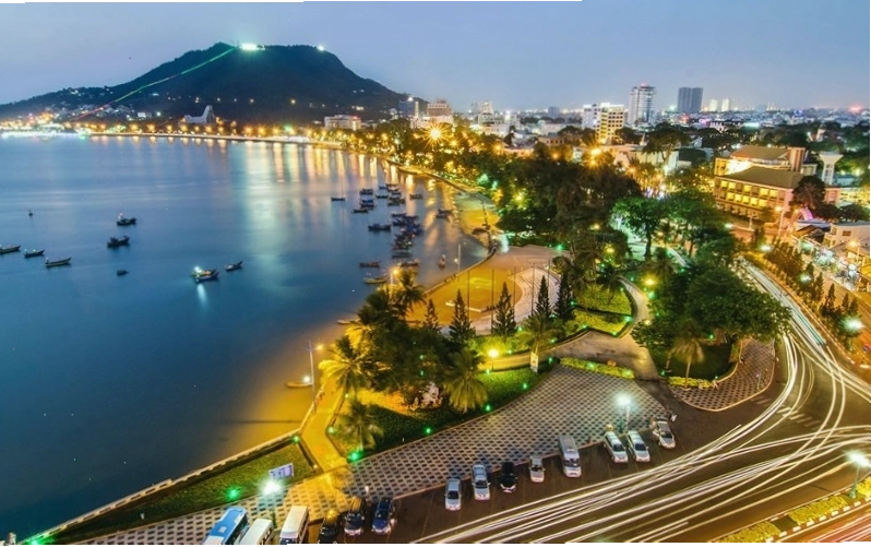 Toàn cảnh thành phố Vũng Tàu nhìn từ trên cao