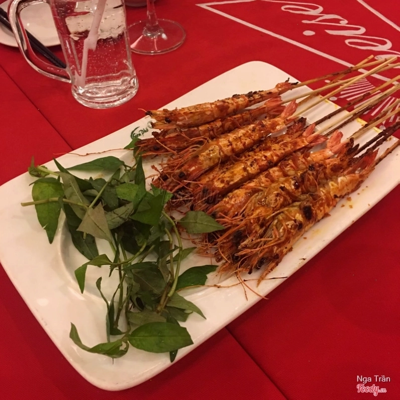 Tôm nướng muối ớt đậm đà