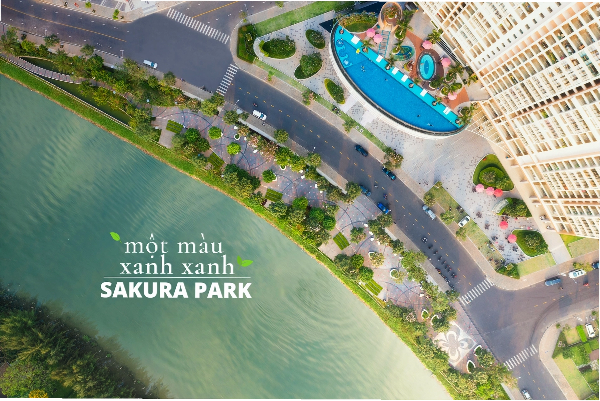 Tổng quan Công viên Sakura Park thuộc khu phức hợp Phú Mỹ Hưng Midtown