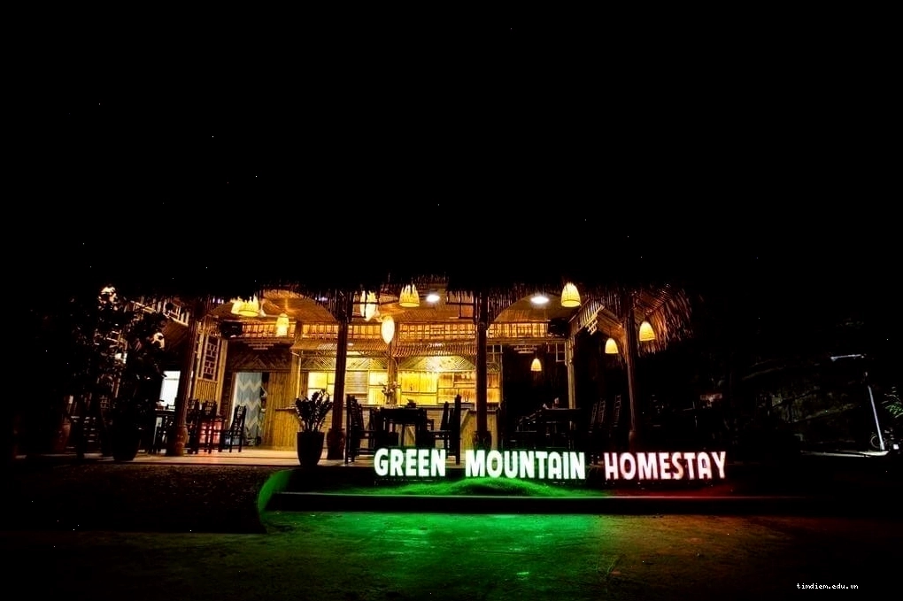 Tổng quan Green Mountain Homestay nhìn từ trên cao