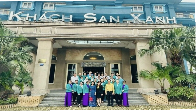 Tổng quan Khách sạn Xanh Cửa Lò nhìn từ xa