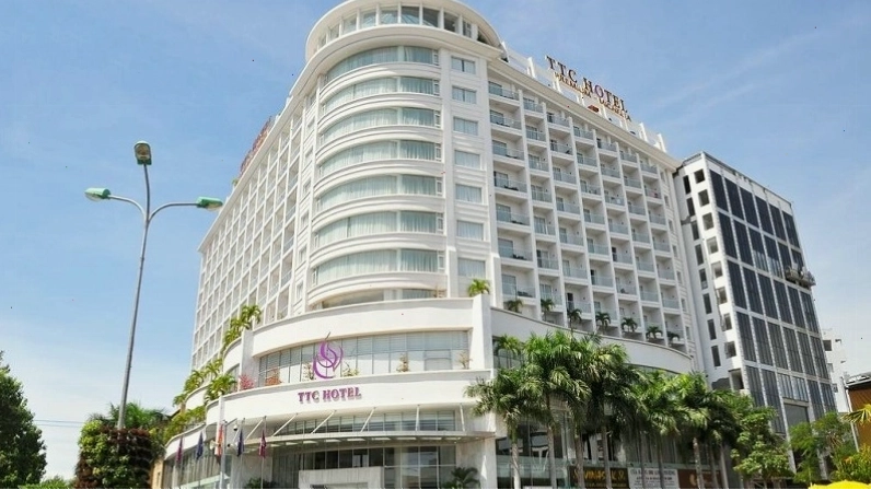 Tổng quan kiến trúc bên ngoài của khách sạn TTC Michelia Nha Trang