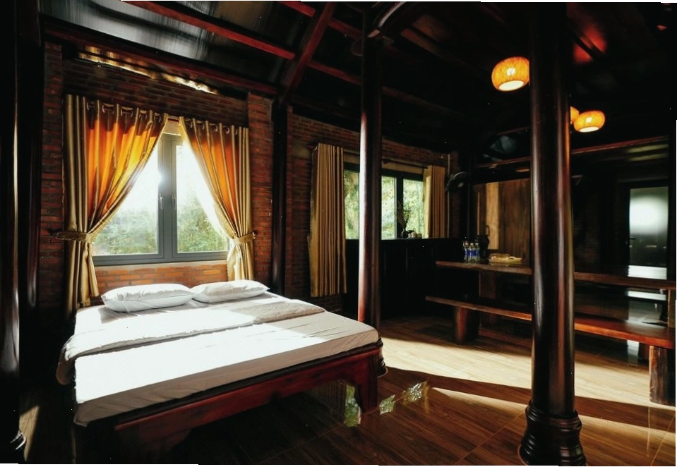 Tổng quan Suối Rao Ecolodge với không gian xanh mát bao quanh