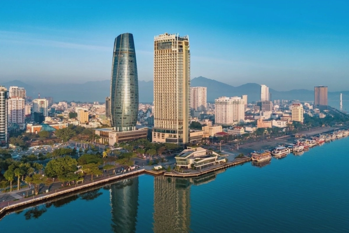 Tổng quan vị trí Novotel Danang Premier Han River cạnh sông Hàn