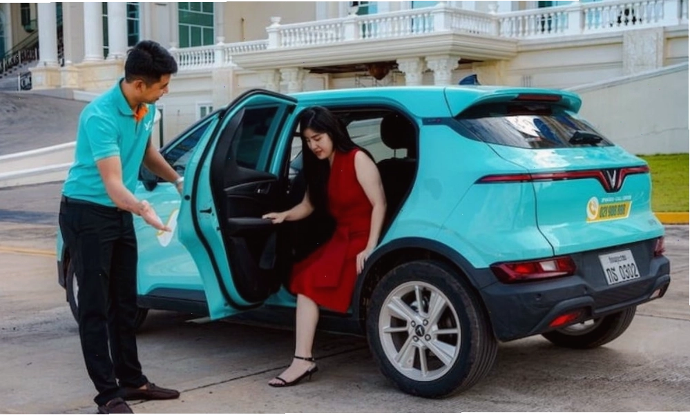 Trải nghiệm di chuyển với Xanh SM đến Công viên Sala